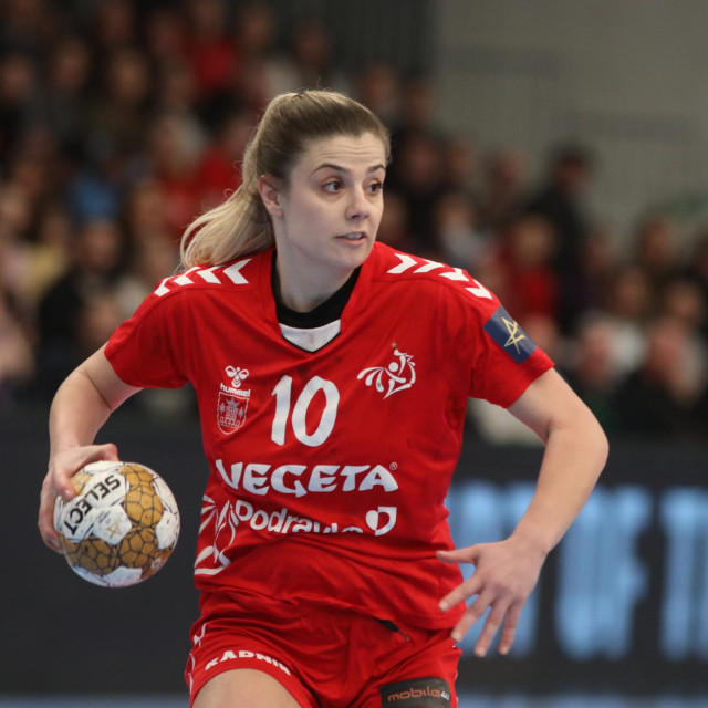 Matea Pletikosić na prošlosezonskoj utakmici s Ferencvarošem u Koprivnici