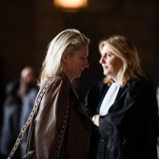 Delphine Daviet-Ropita, majka ubijene djevojčice, tijekom suđenja