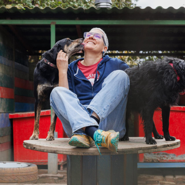 Ivana Crnoja, osnivačica Udruge Pobjede i voditeljica osječkog azila za pse