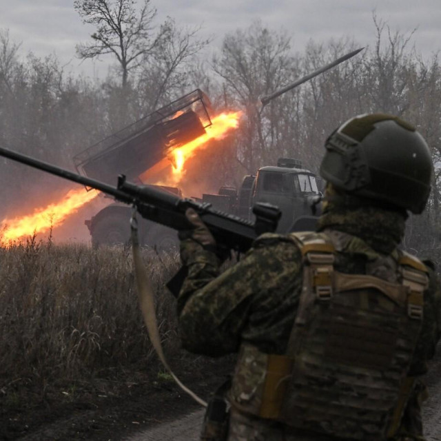 Ruski vojnici u okolici Pokrovska