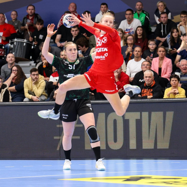 Andrea Šimara na utakmici Podravke i Ferencvaroša