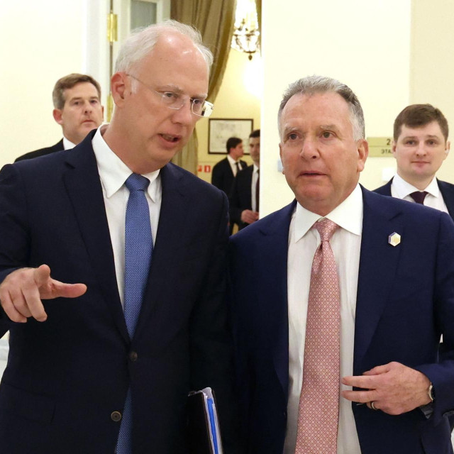 Ekonomski izaslanik Kremlja Kiril Dimitrijev i savjetnik predsjednika SAD-a Steve Witkoff u Sankt-Peterburgu (arhivska fotografija)