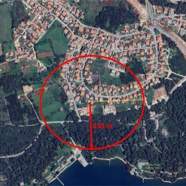 Mjesto gdje se nalazila bomba