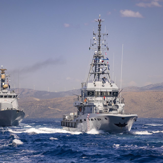 Vježba Hrvatske ratne mornarice