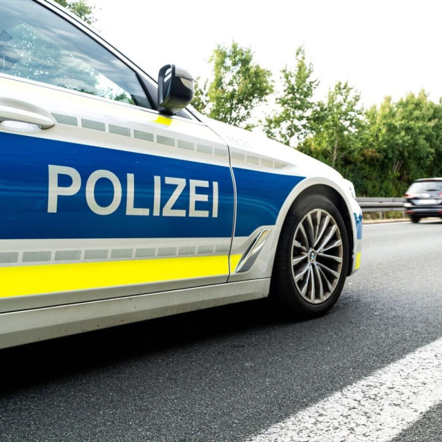 Njemačka policija na autocesti, ilustrativna fotografija