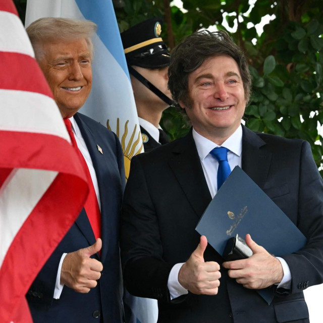 Donald Trump i Javier Milei