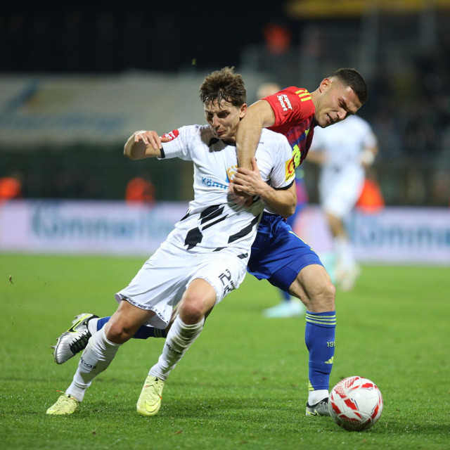 Gorica - Hajduk: Žan Trontelj, Ron Raci