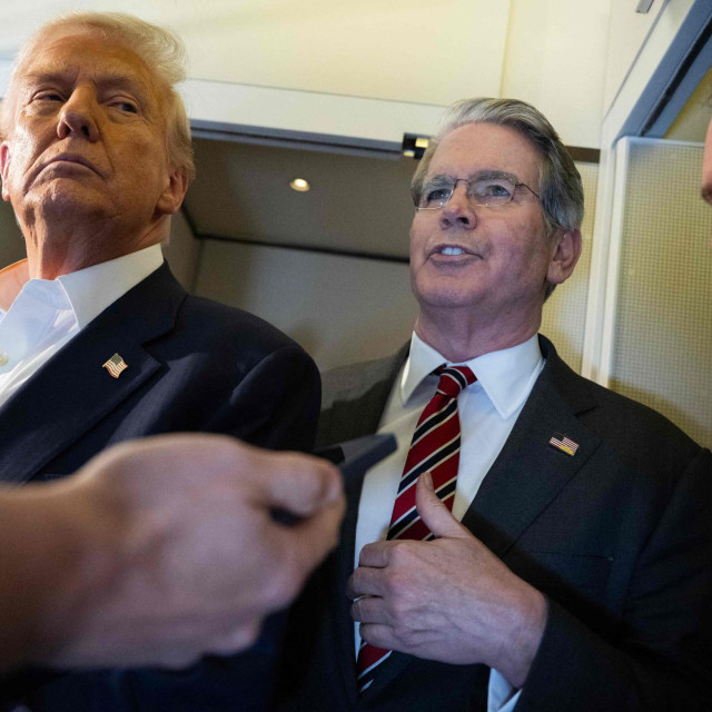 Scott Bessent i Donald Trump 