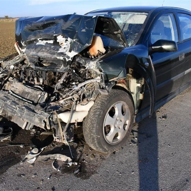 Nesreća na županijskoj cesti između Kuršanca i Gornjeg Kuršanca