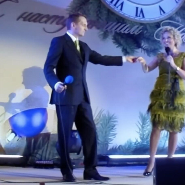 Nariškin u društvu poznate operne zvijezde Marije Maksakove