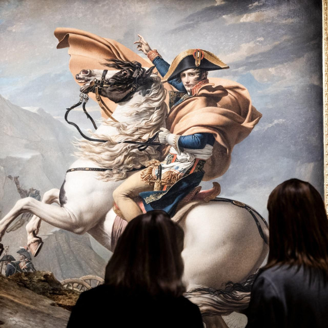 Bonaparte franchissant le Grand-Saint-Bernard - 1801.
Jacques-Louis David
Louvre
Izložba ‘Jacques-Louis David‘
