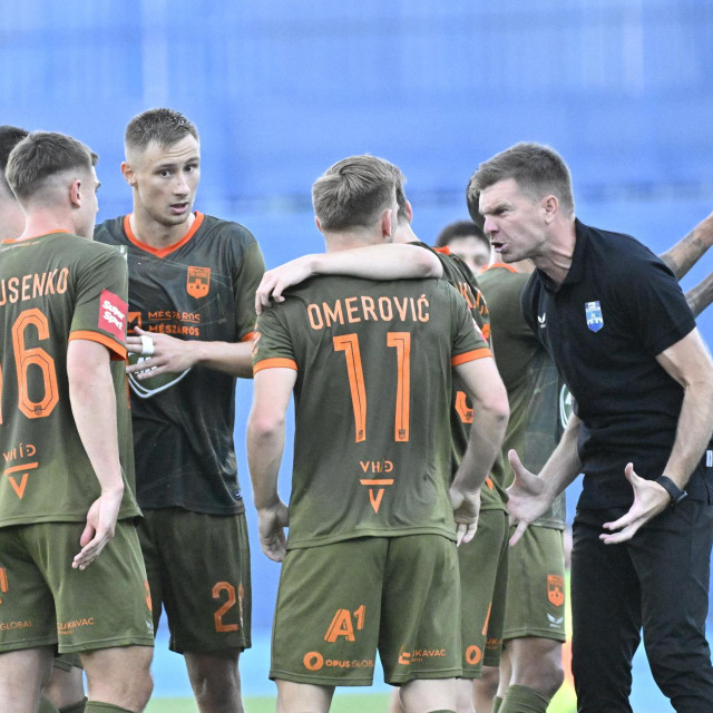 Bivši trener Simon Rožman i igrači Osijeka