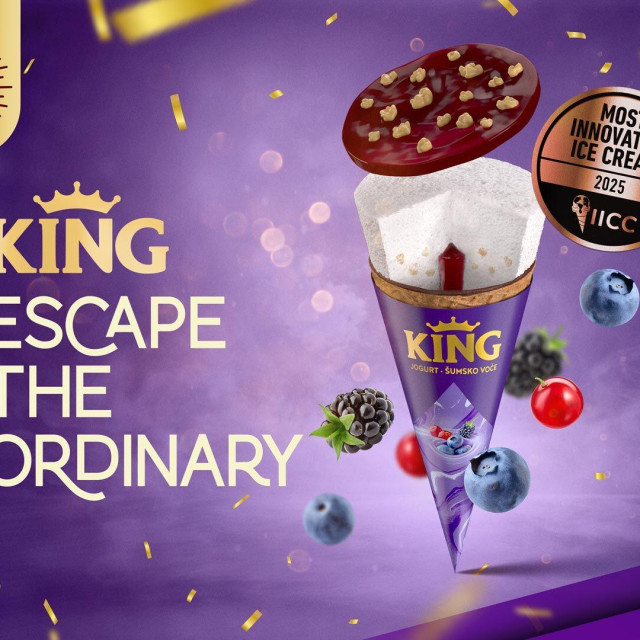 KING kornet jogurt šumsko voće
