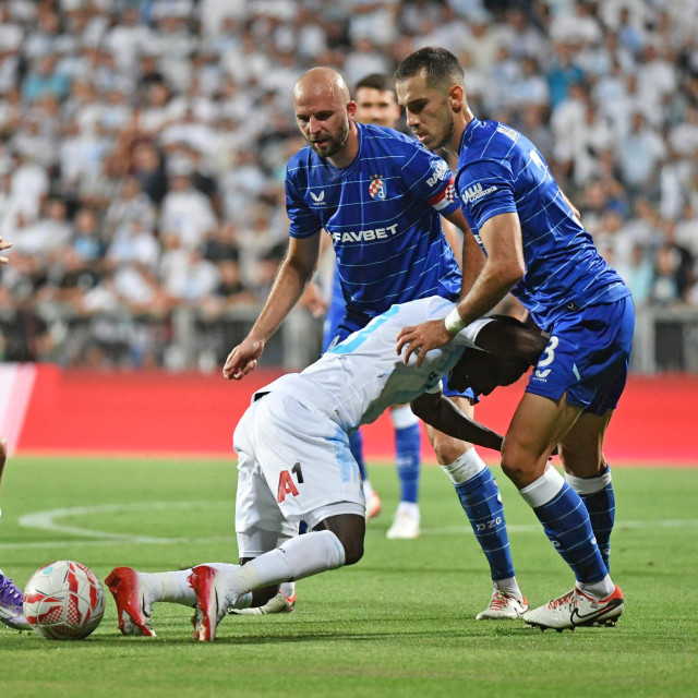 Rijeka - Dinamo: Merveil Ndockyt, Josip Mišić, Bruno Goda