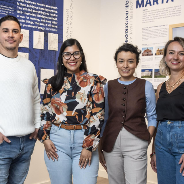 Carlos Quintero, Rocio Rodriguez, Maira Mylene Diaz Caceres i Marta Behen
