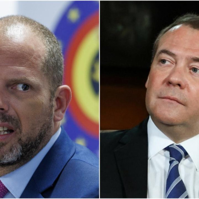 Theo Francken i Dmitrij Medvedev