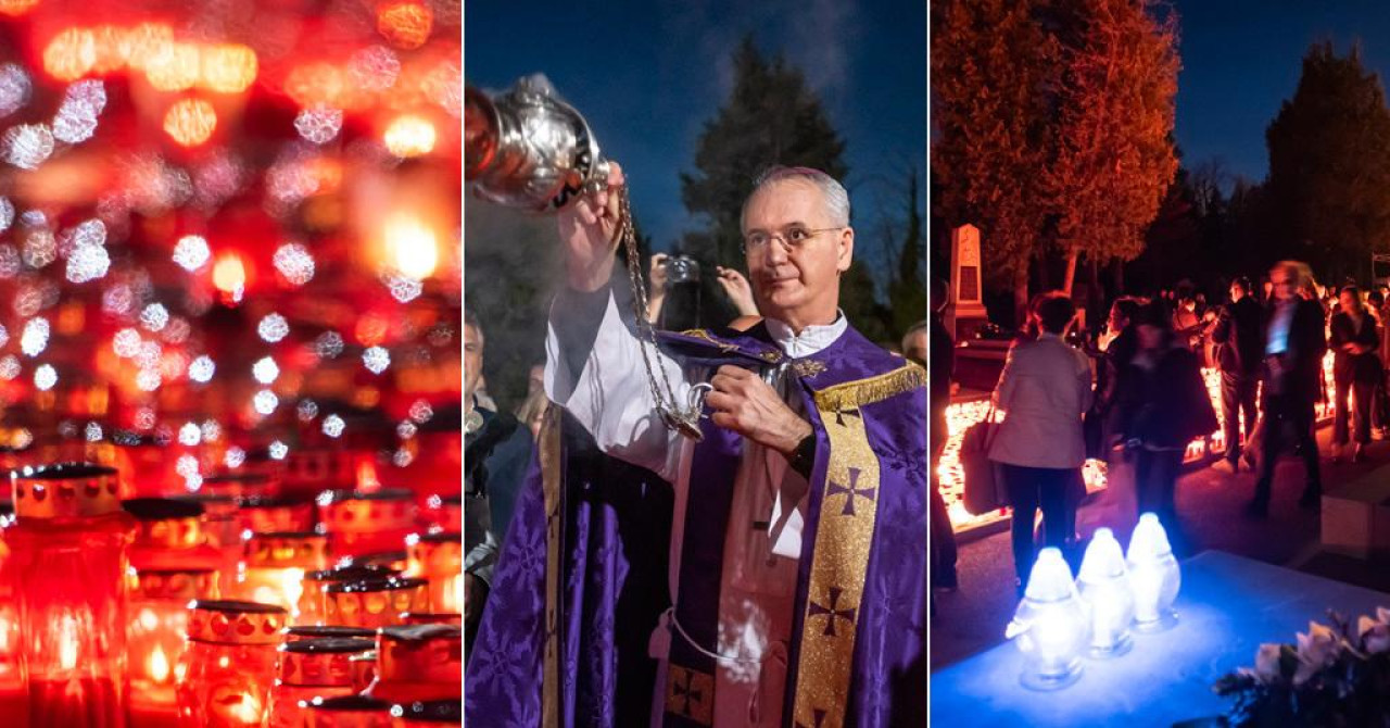 Tisuće ljudi na Mirogoju, nadbiskup Kutleša u propovijedi poručio: ‘Svaki grob nas podsjeća da smo prolazni‘