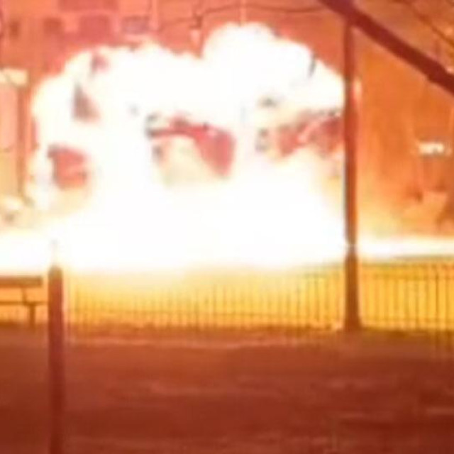 Eksplozija na školskom igralištu u Zagrebu krajem 2024. godine (arhivska fotografija)