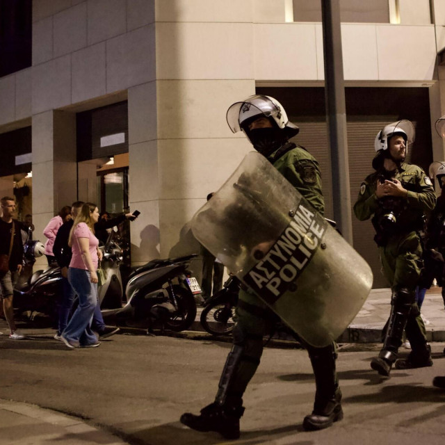 Grčka policija, ilustracija