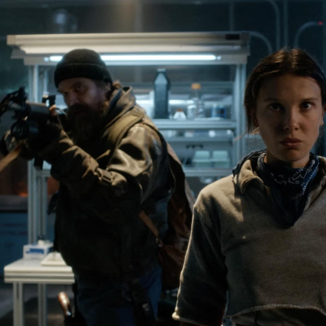 David Hrabour i MIllie Bobby Brown