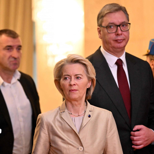 Ursula von der Leyen i Aleksandar Vučić