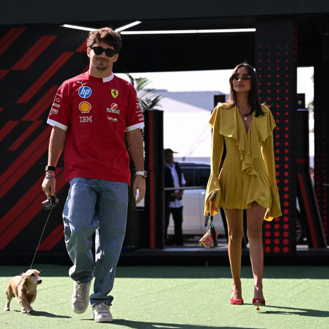 Charles Leclerc i Alexandra Saint Mleux