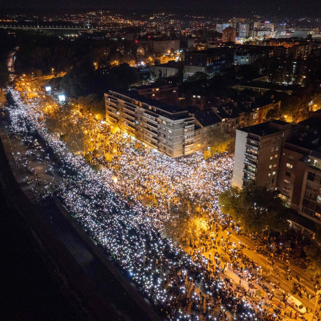 Prosvjedni skup u Novom Sadu