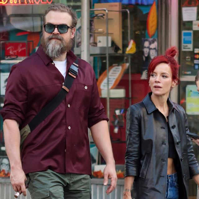 Lily Allen i David Harbour snimljeni u New Yorku točno prije godinu dana