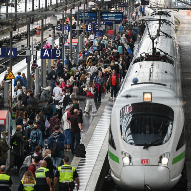 Njemačka, vlakovi, ilustracija