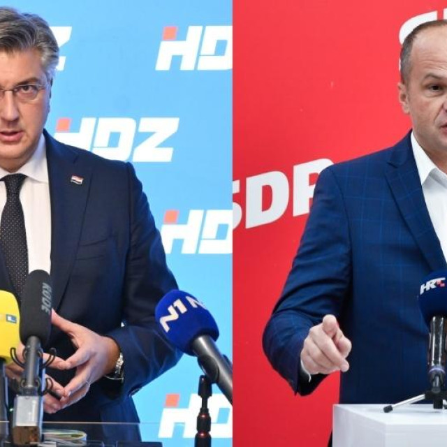 Andrej Plenković i Siniša Hajdaš Dončić