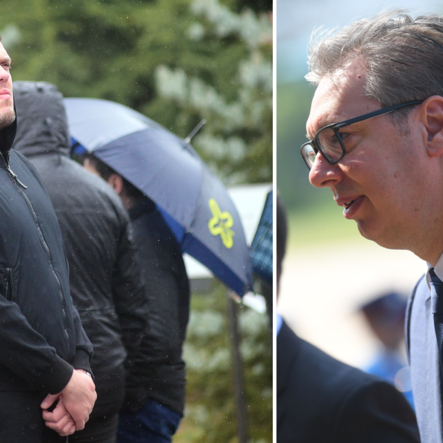 Vladimir Štimac i Aleksandar Vučić