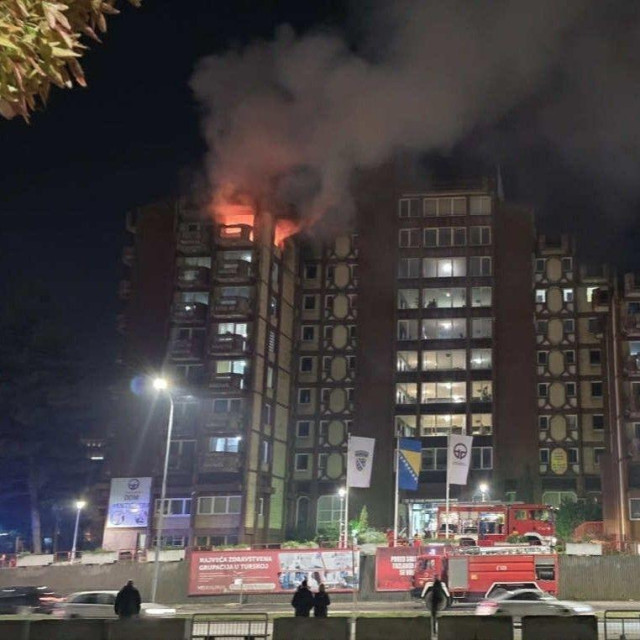 Požar u Domu penzionera u Tuzli