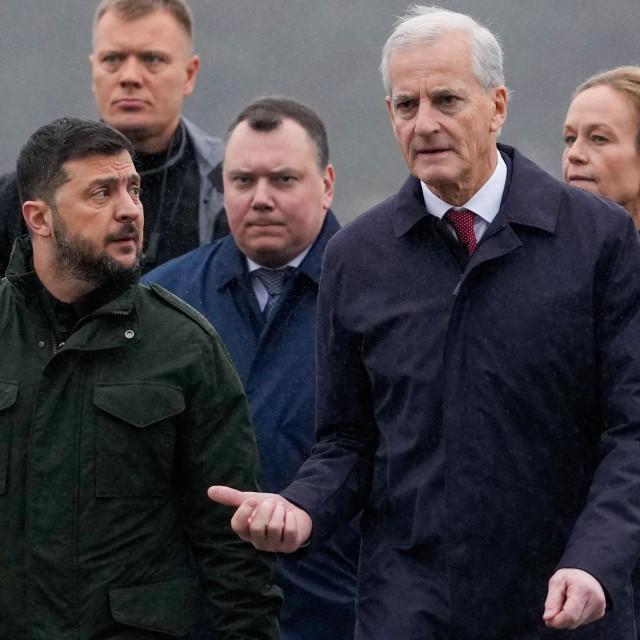 Volodimir Zelenski i Jonas Gahr Store