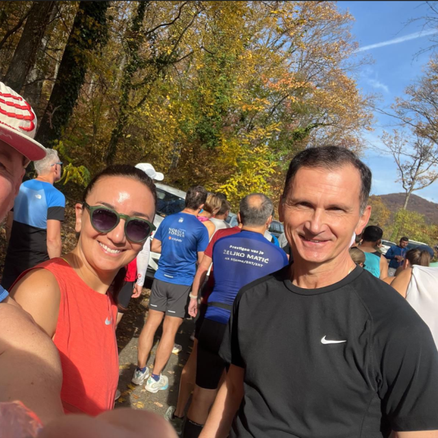 Dragan Primorac trči na Sljemenu na Lagvić ligi