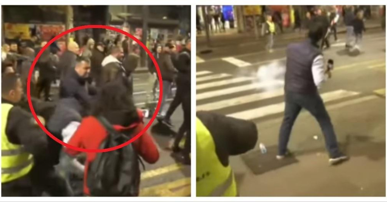 ‘P**ko ustaška!‘ Opet potpuni kaos u Beogradu. Bilo je dosta da ga samo vide, eskaliralo je u deset sekundi