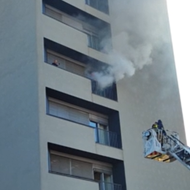 Požar u zgradi HEP-a