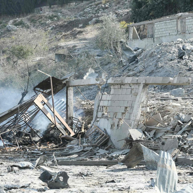 Posljedice zračnog napada izraelske vojske na jug Libanona