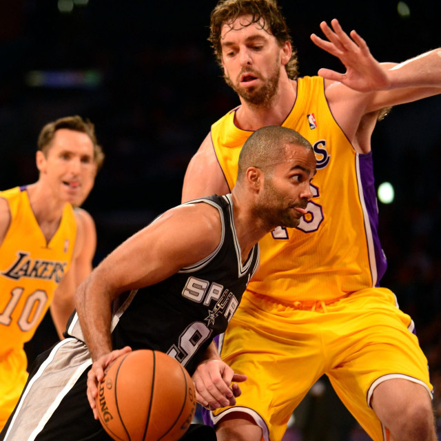 Tony Parker i Pau Gasol