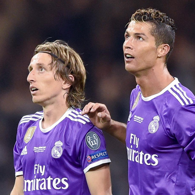 Luka Modrić i Cristiano Ronaldo