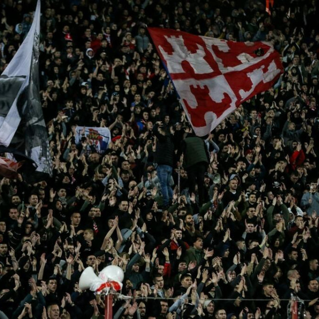 Kadrovi s utakmice Crvena zvezda - Lille 