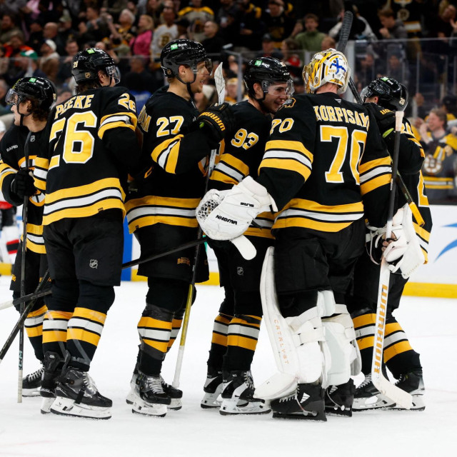 Igrači Bostona slave pobjedu