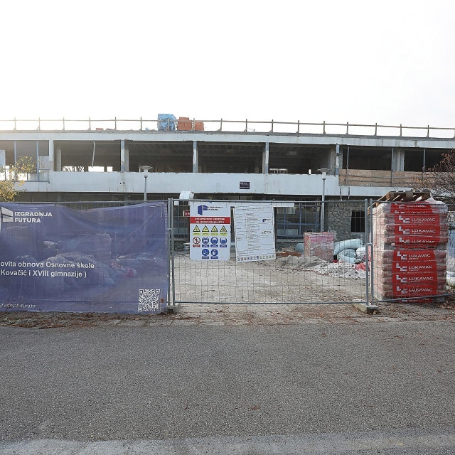 Zagreb, 071125.
OS Ivana Gorana Kovacica, Matije Mesica.
Cjelovita obnova Osnovne skole Ivana Gorana Kovacica i XVIII gimnazije.