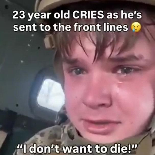 Lažirana snimka ‘uplakanog ukrajinskog regruta‘