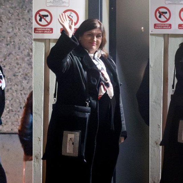 Gabrijela Žalac na ulasku u Remetinec