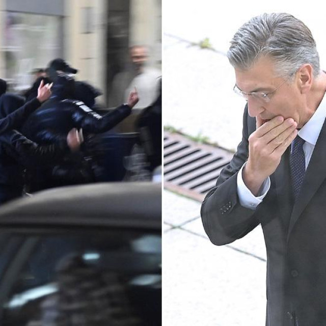 Maskirani muškarci u centru Zagreba koji su htjeli upasti na Dane srpske kulture; premijer Andrej Plenković