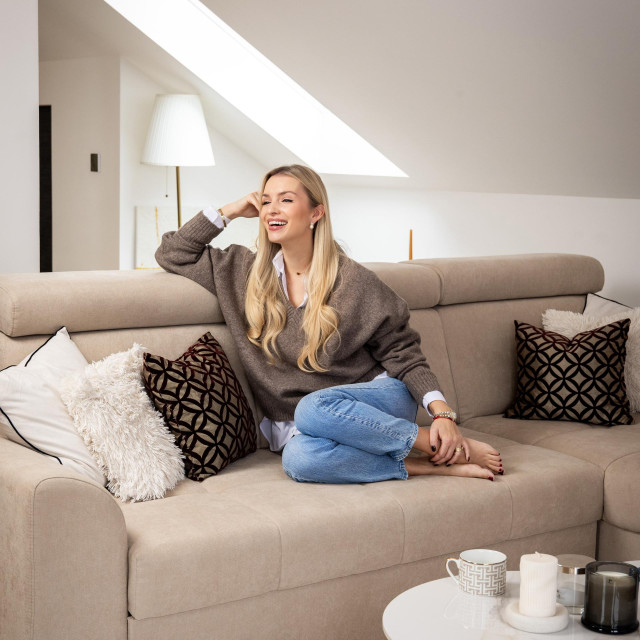 Dorin je gotovo sve u stanu osmislila i uređivala sama, uz malu pomoć prijateljice koja je po struci dizajnerica interijera