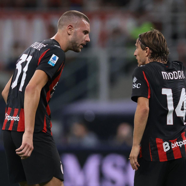 Strahinja Pavlović i Luka Modrić