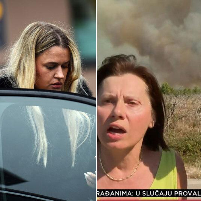 Policajka koju je vrijeđala Anna Dujić; Anna i Neda Dujić (arhiva); Odvjetnik Ivan Gržić