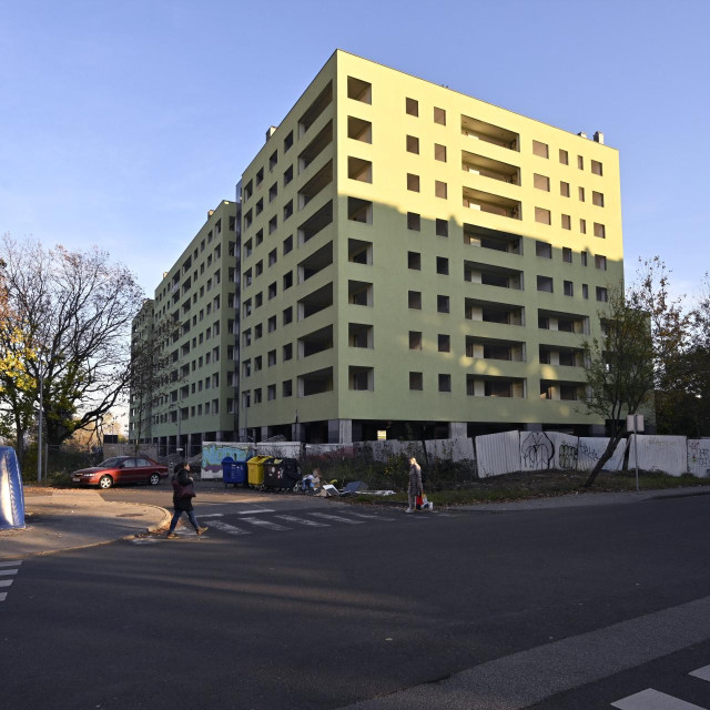 Betonski kostur ”zelene zgrade” na zagrebačkim Utrinama