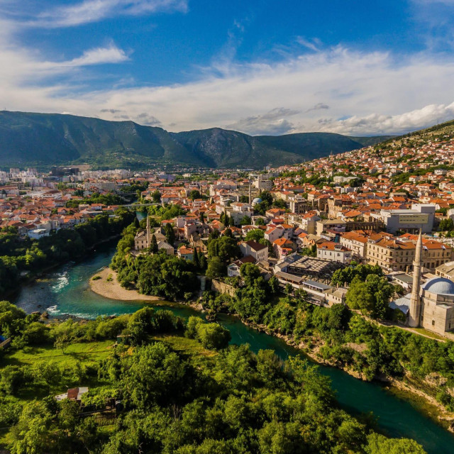 Panorama grada Mostara